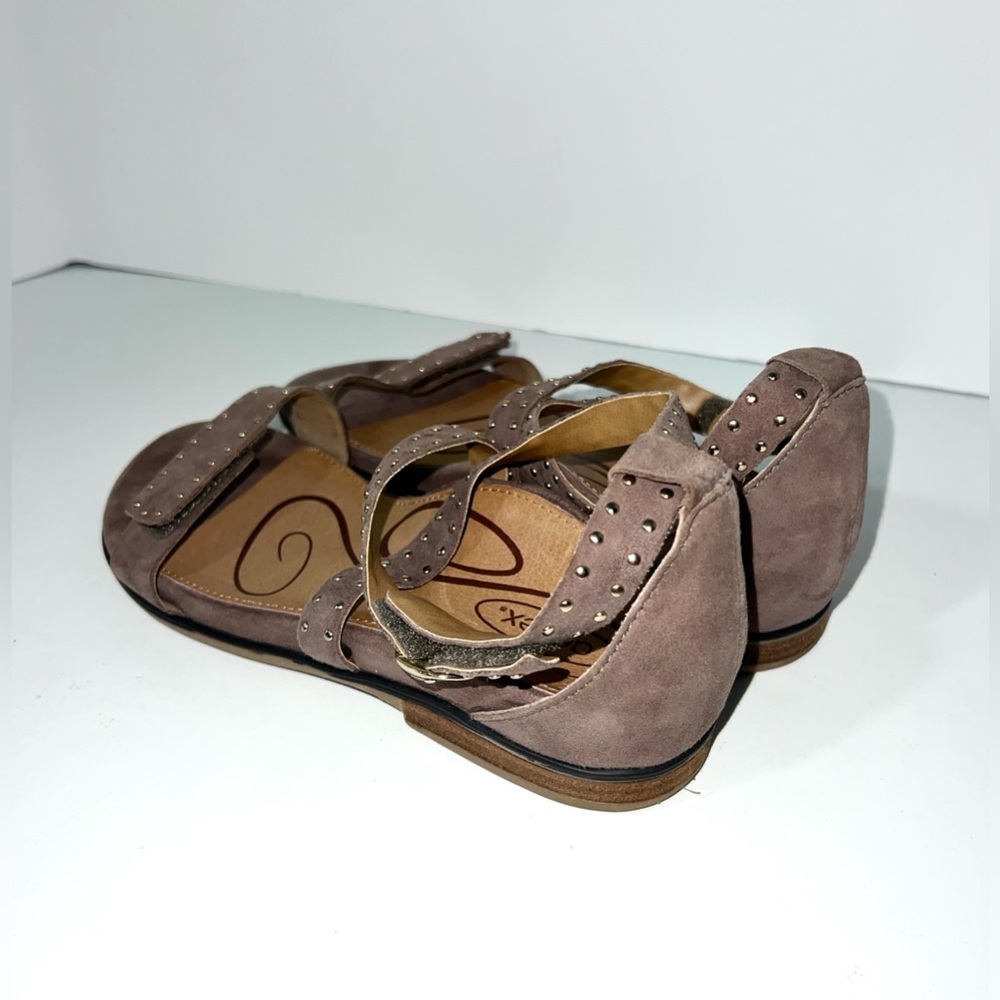 Aetrex Studded Sandals Brown Arch Support Womens size 6.5 - Picture 9 of 11